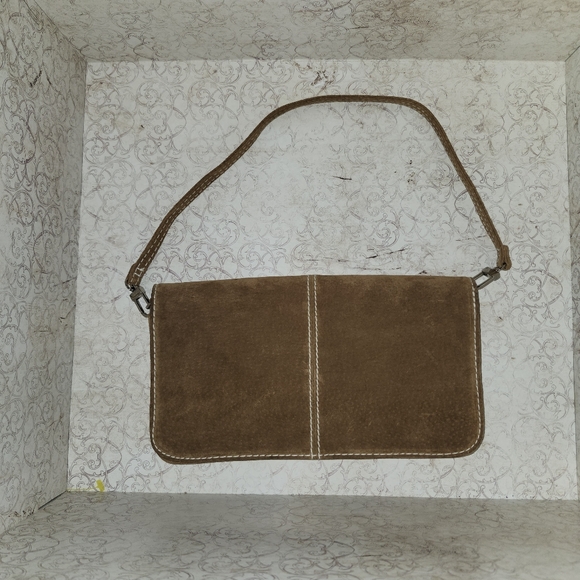 Pelle Studio By Wilsons Leather Suede Shoulder Bag - Picture 2 of 7